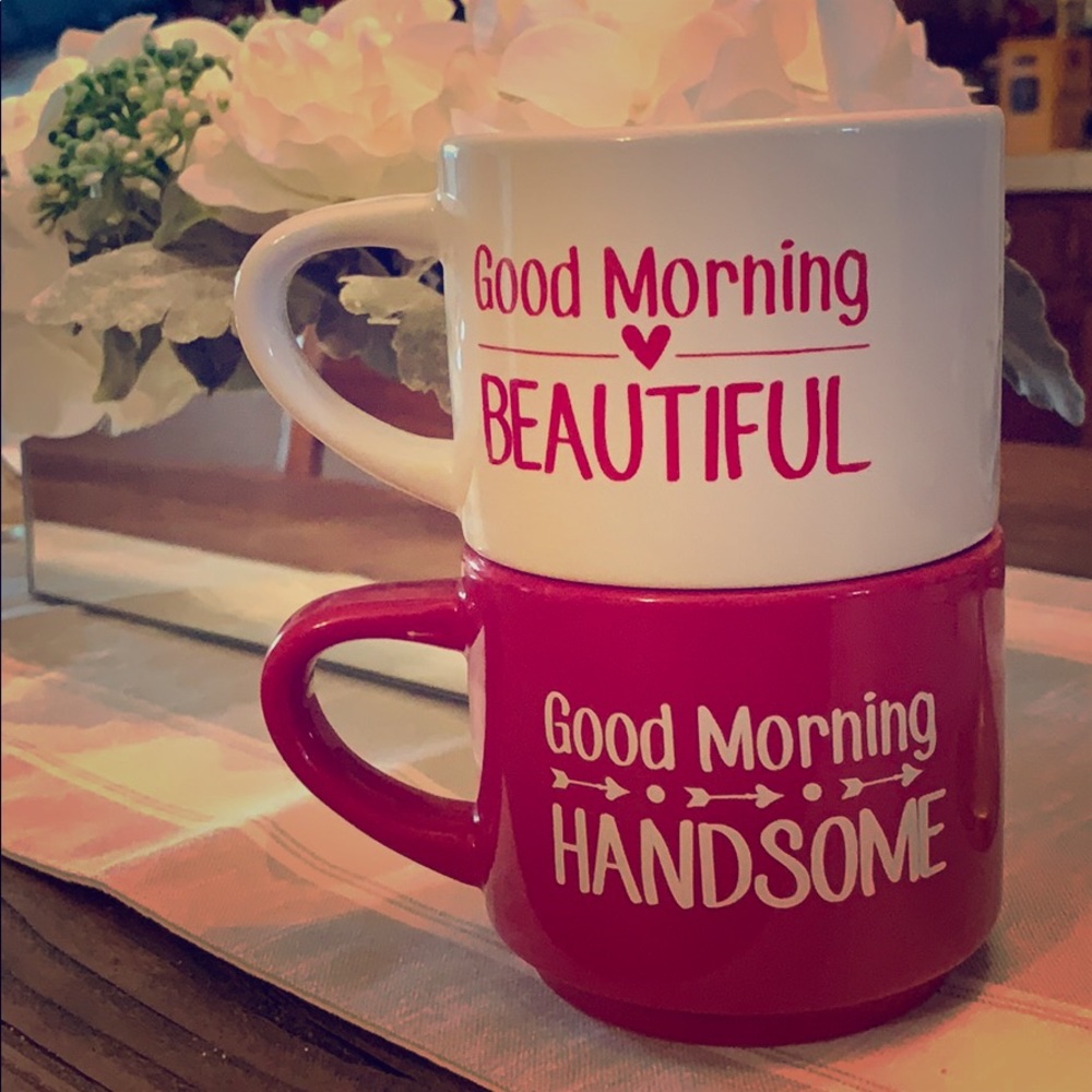 Mug Set His/Hers Anniversary Present Cute